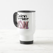 Mug De Voyage MAMAN de Terrier de cairn (Devant gauche)