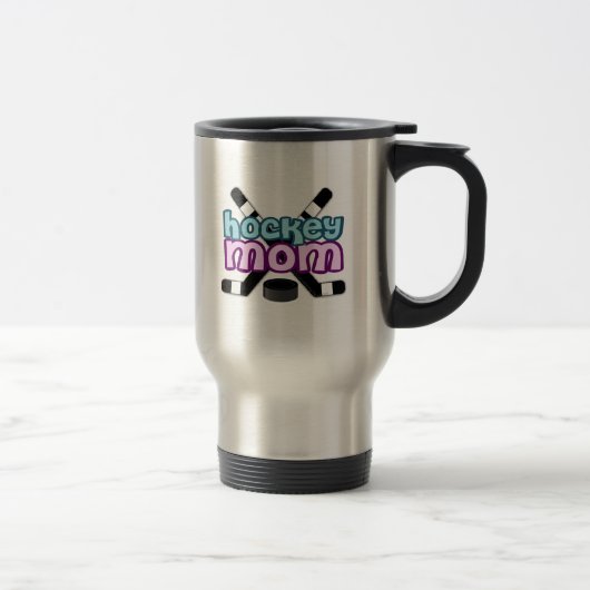 Mug De Voyage Maman du hockey (Droit)