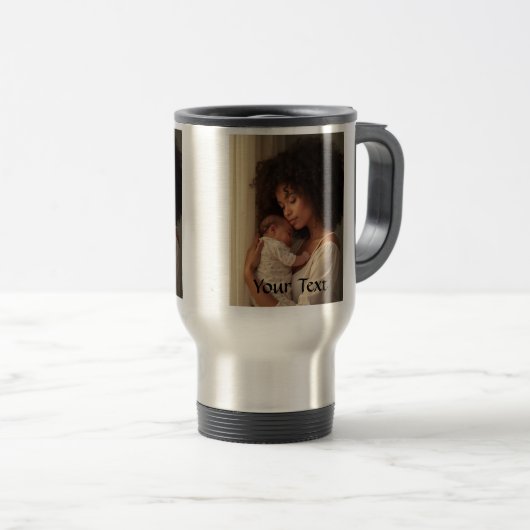 Mug De Voyage Maman et bébé personnalisés (Devant droit)