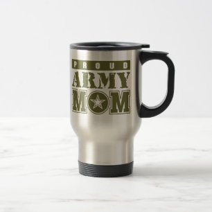 Mug De Voyage Maman fière d'armée