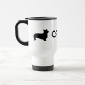 Mug De Voyage Maman fraîche de corgi des textes (Gauche)