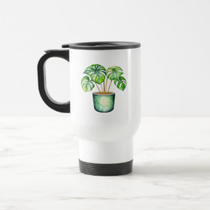 Mug De Voyage Maman plante   plante Monstera