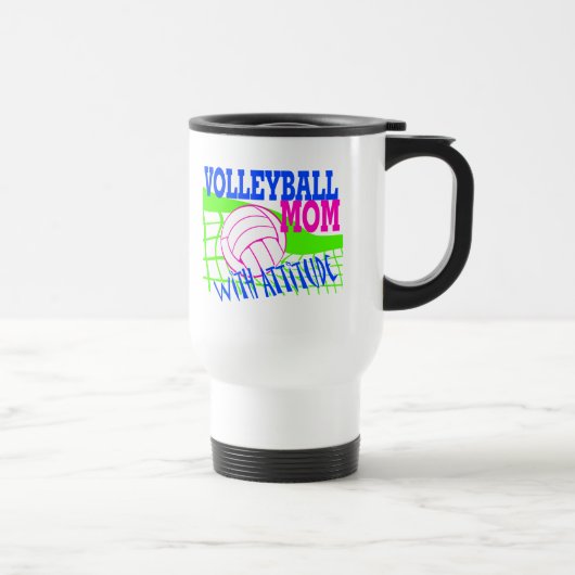 Mug De Voyage Maman Volleyball Avec Attitude (Droite)
