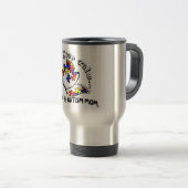 Mug De Voyage Mamans fières - fierté d'autisme ! (Devant droit)