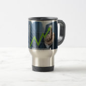 Mug De Voyage Man showing stock price touchscreen concept (Devant droit)