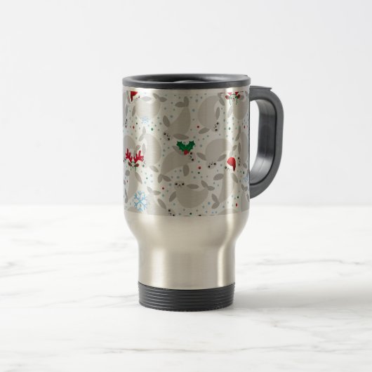 Mug De Voyage manat de noël (Devant droit)
