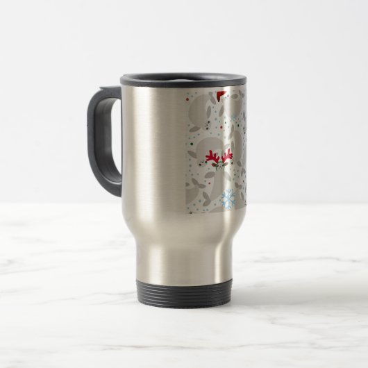 Mug De Voyage manat de noël (Devant gauche)