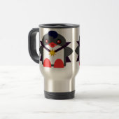 Mug De Voyage Manchot Vampire Mignon (Devant gauche)