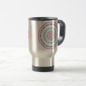 Mug De Voyage mandala coloré (Devant droit)