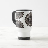Mug De Voyage mandala d'équilibre et d'harmonie (Devant gauche)