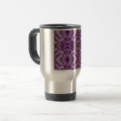 Mug De Voyage Mandala en rose (Devant gauche)