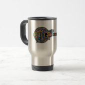 Mug De Voyage Mandoline de mosaïque (Devant gauche)