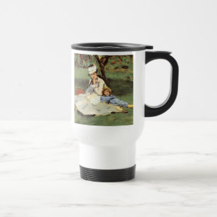 Mug De Voyage Manet Impressionniste Français Famille Jardin Pein