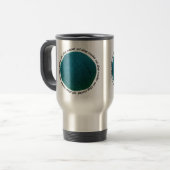 Mug De Voyage Manger Crochet de sommeil ・ Balle Turquoise de fer (Devant gauche)