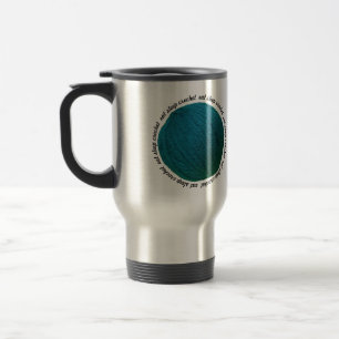 Mug De Voyage Manger Crochet de sommeil ・ Balle Turquoise de fer