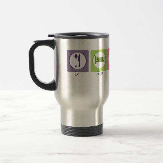 Mug De Voyage Manger Dormir Danser! (Gauche)