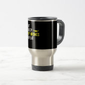 Mug De Voyage Mangez des drones de drones de sommeil Répéter dro (Devant droit)