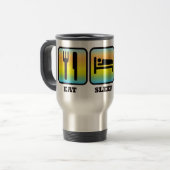Mug De Voyage Mangez, dormez, surfez (Devant gauche)