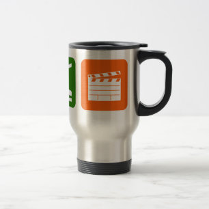 Mug De Voyage Mangez la production cinématographique de sommeil
