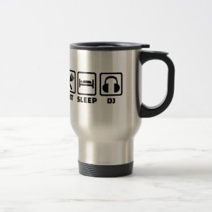 Mug De Voyage Mangez le sommeil DJ