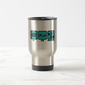 Mug De Voyage Mangez les tempêtes de chasse de sommeil