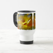Mug De Voyage Manipulation numérique de Freesia Jaune (Devant gauche)