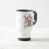 Mug De Voyage Manteau de Bradford des bras (Devant droit)
