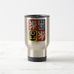 Mug De Voyage Manteau de République Tchèque des bras officiel