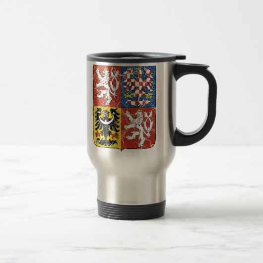 Mug De Voyage Manteau des bras tchèque (Droit)