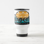 Mug De Voyage Marathon de villes de quadruple (Centre)