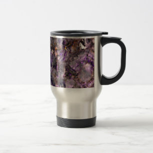Mug De Voyage marbre de quartz Abstrait améthyste