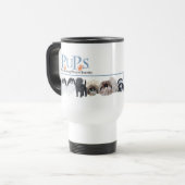 Mug De Voyage Marchandise de logo de PUPs avec chat tabby (Devant gauche)