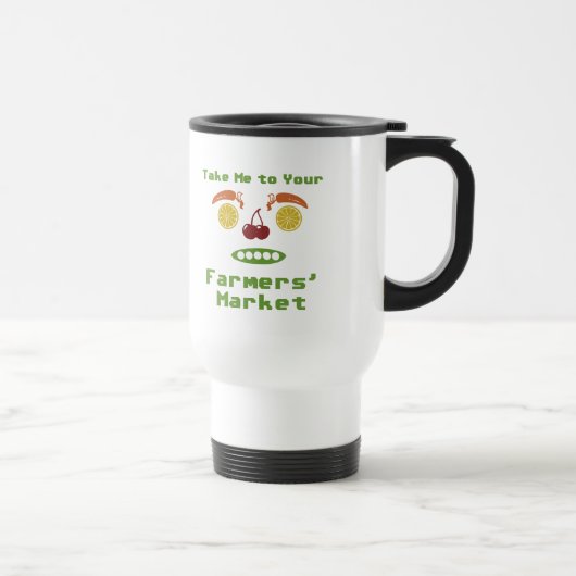 Mug De Voyage Marché d'agriculteurs (Droite)
