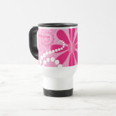 Mug De Voyage Marguerites roses mignonnes de jolies fleurs (Devant gauche)