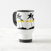 Mug De Voyage Marié dans des palmiers d'Hawaï (Devant gauche)