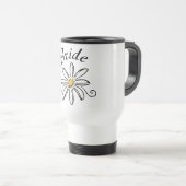 Mug De Voyage Mariée de fleurs (Devant droit)