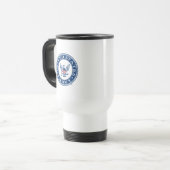 Mug De Voyage Marine américaine | Navy Alt Emblem (Devant gauche)