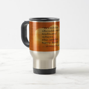 Mug De Voyage Mark Twain Citation Anniversaire Avec Coeurs