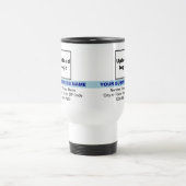 Mug De Voyage Marque d'entreprise avec un bleu clair (Centre)