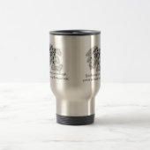 Mug De Voyage Marquez avec des lettres le noir d'initiale (Centre)