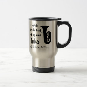 Mug De Voyage Mars au battement : Tuba