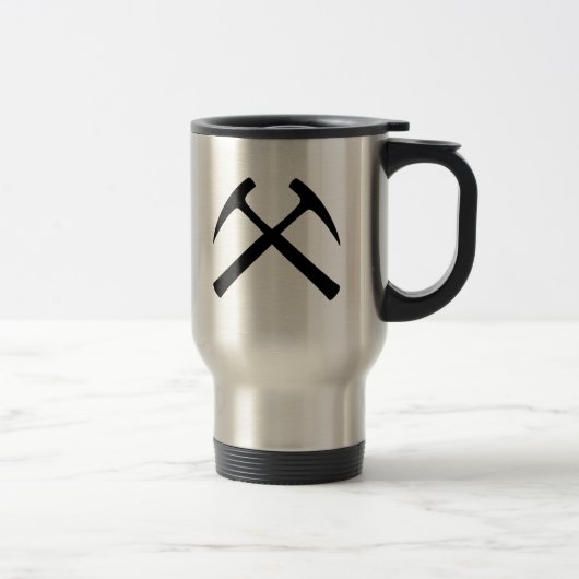 Mug De Voyage Marteaux croisés de roche (Droit)