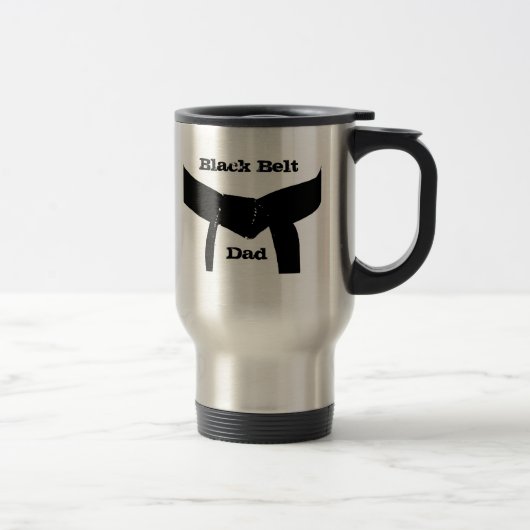 Mug De Voyage Martial Arts Black Belt Papa (Droit)