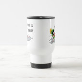 Mug De Voyage MARVIN LE MARTIEN ™ Fusée à chevaucher (Centre)