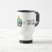 Mug De Voyage MARVIN L'équation Emoji MARTIAN™ (Devant droit)
