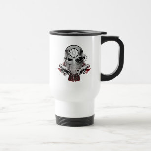 Mug De Voyage Masque du peloton   Deadshot de suicide et art de