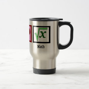 Mug De Voyage Maths d'amour de paix