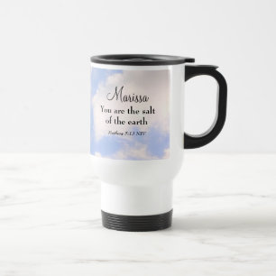 Mug De Voyage Matthieu 5:13-14 Vous êtes le Ciel Lumière et Sel