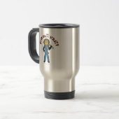 Mug De Voyage Mécanique foncé (Devant gauche)