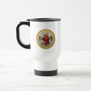 Mug De Voyage Médaille Saint-Christophe Catholique Saint Patron 